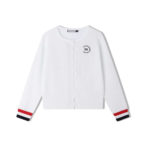 Elle Active Knit Cardigans Women's White