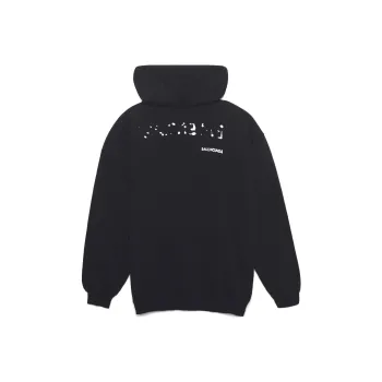 Balenciaga Logo Printed Oversized Hoodie