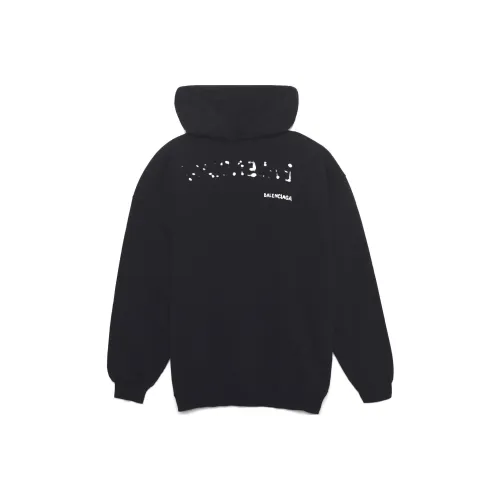 Balenciaga Logo Printed Oversized Hoodie