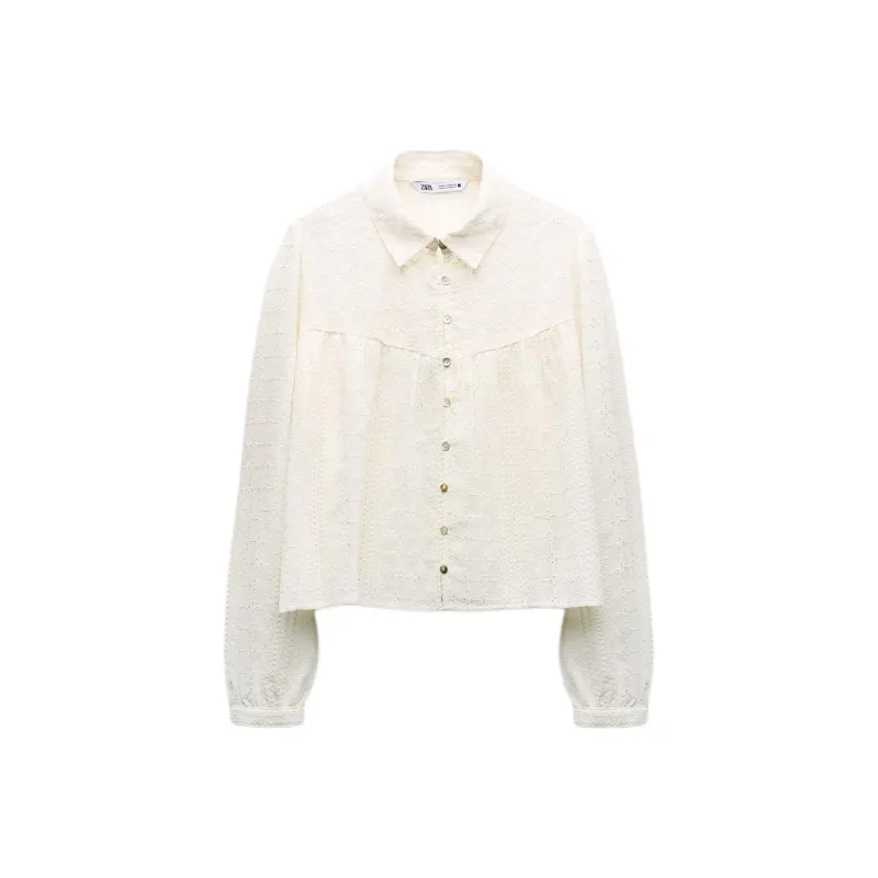 ZARA Shirts Women's White-0