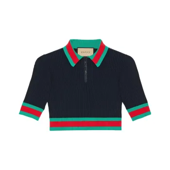 GUCCI Cropped Polo Shirt