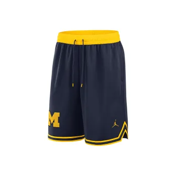 JORDAN Michigan Wolverines Basketball Men's JORDAN Brand Dri FIT College Shorts