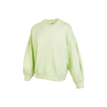 PUMA Sweatshirt Women's Light Neon Green