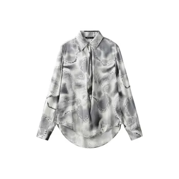 Broadcast Shirt Women's Jet Black Floral