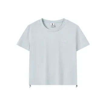 KSWISS Regular T Shirt Women's Light Gray Blue