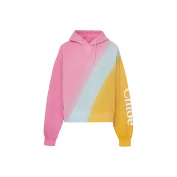 Chloé Logo Printed Drawstring Hoodie
