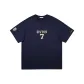 Navy Blue-Apricot