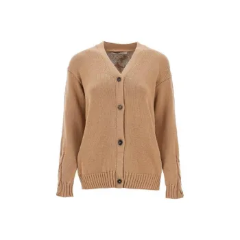 'S MAX MARA Lukas V Neck Buttoned Cardigan