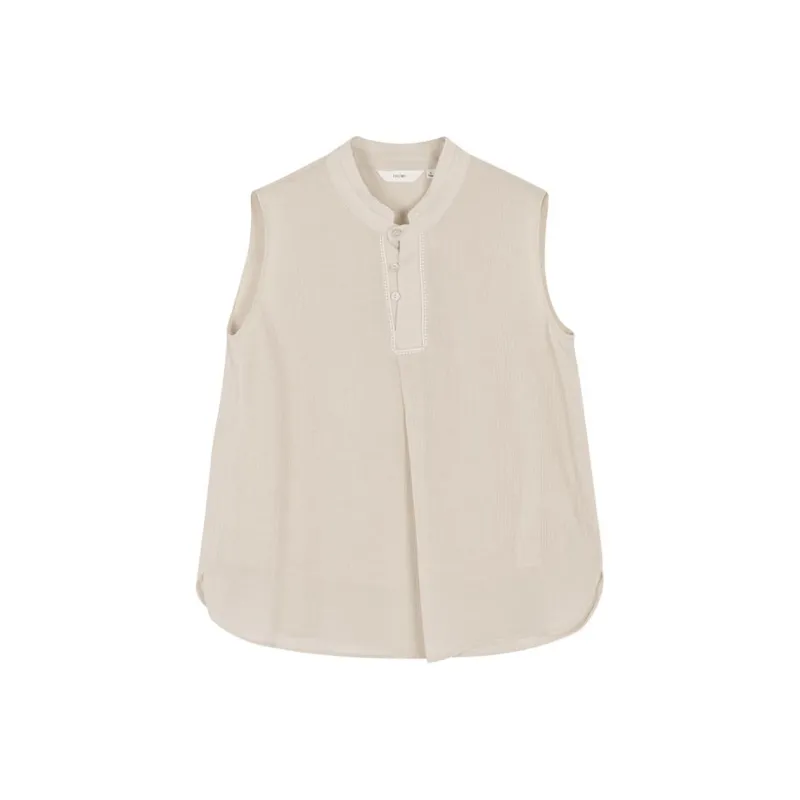 IHIMI Shirt Women's Silk Apricot-0
