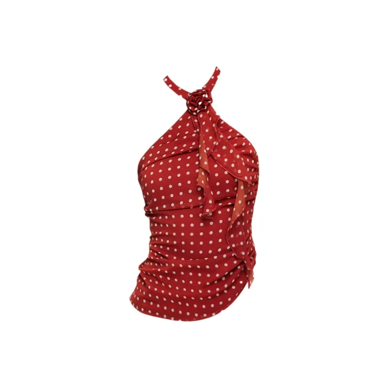YGPRW Tank Tops Women's Red-0