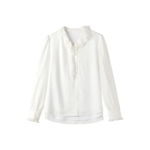 Miss Chipmunk Shirt Women's Little White Flower