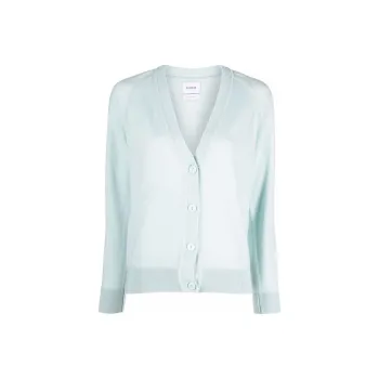 Barrie Rib trimmed Cashmere Cardigan