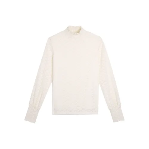 Zeng Xiaoxian Chiffon Shirts Women's Beige