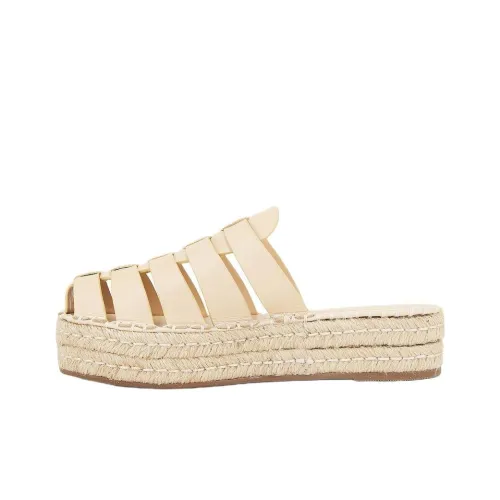 Schutz Slide Slippers 3.2cm Women's Beige