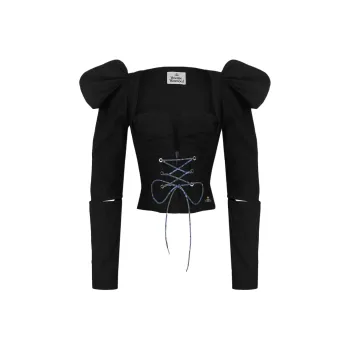 Vivienne Westwood Cut-Out Lace-Up Top