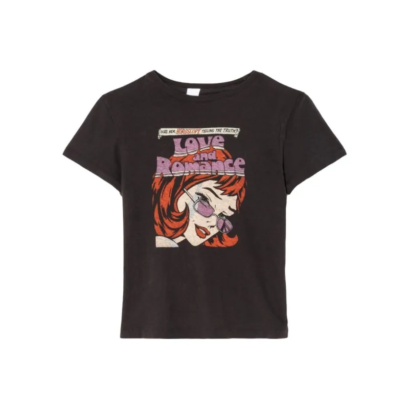 RE/DONE Romance Cotton T shirt-0