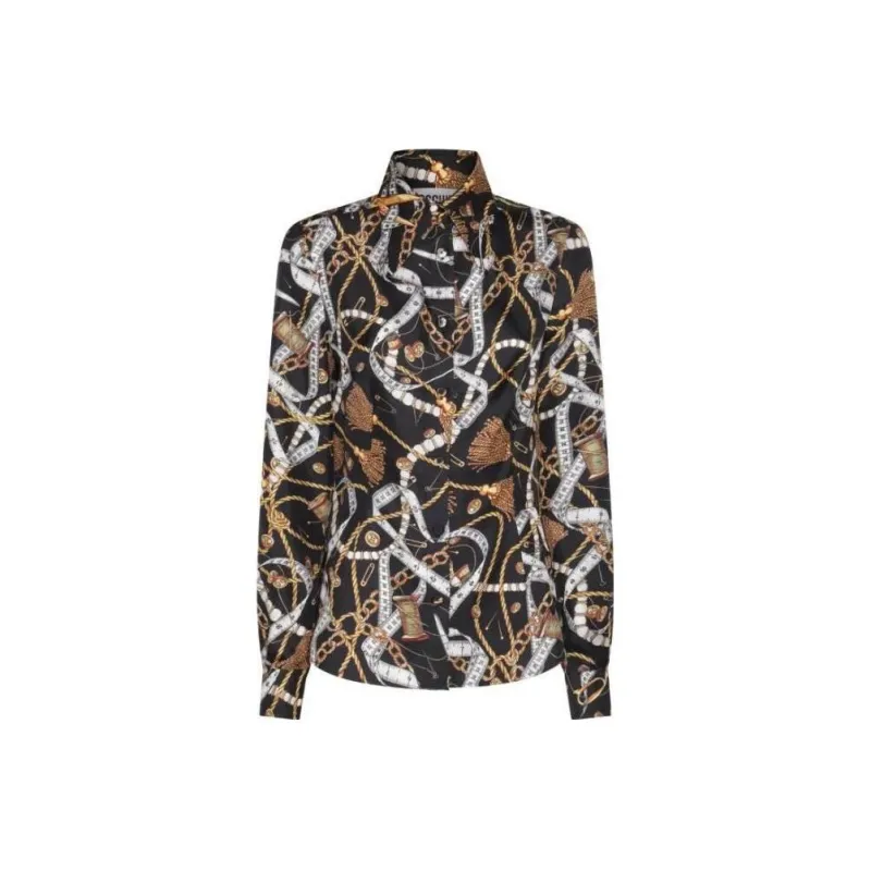 MOSCHINO Bridle Printed Buttoned Shirt-0