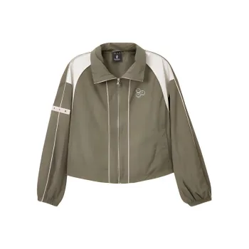 Skechers x SMILEYWORLD AW24 Jackets Coats Women's Mushroom Brown