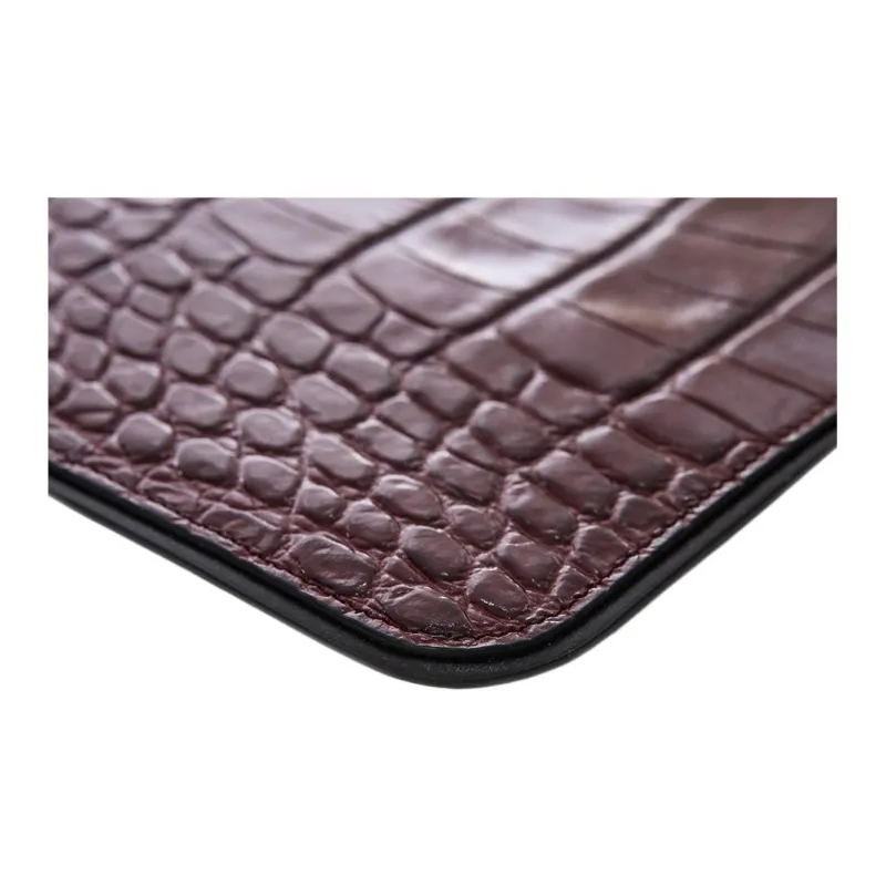 Alexander McQueen Cow Leather Clutch Large Size Women's Fuchsia-5