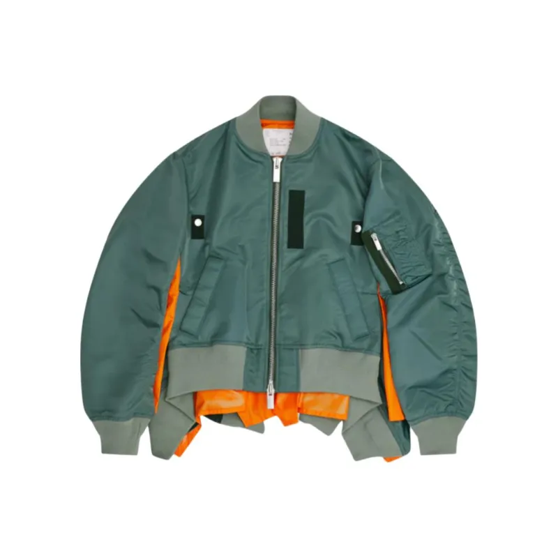 Sacai Nylon Twill Blouson 'Khaki'-0