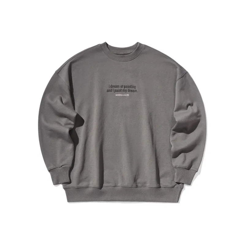 MUSIUM DIV Crew Neck Loose Fit Sweatshirt Women's-4