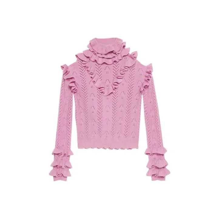 GUCCI Cashmere Sweaters Women's Light Purple-0