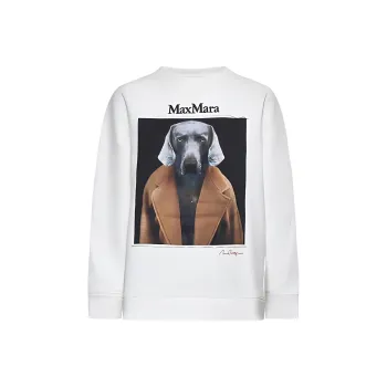 MaxMara Logo Embroidered Crewneck Sweatshirt