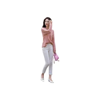 【dme】 Knitwear Women's Light Peach Pink