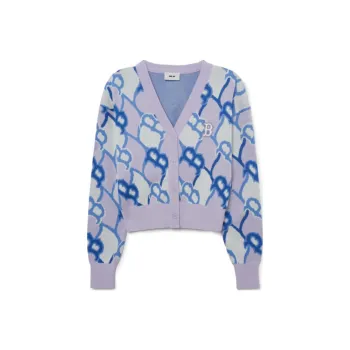 MLB Argyle Monogram Knitwear Women's Light Purple