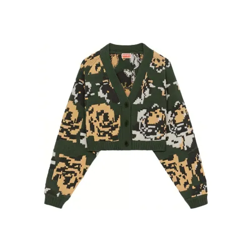 KENZO Pixels Knitwear Women's Green