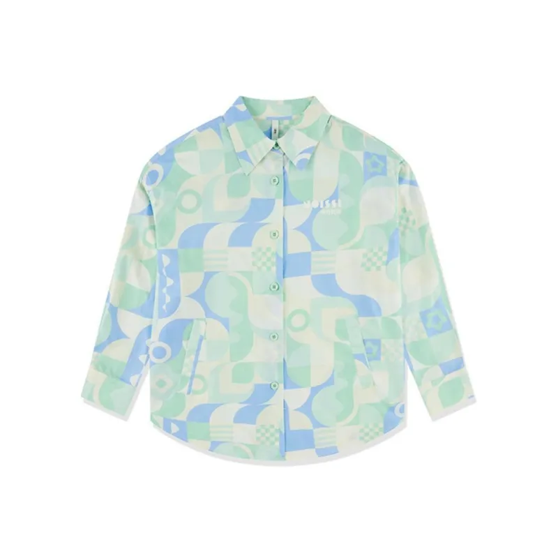 QIAODAN Dry Shirt Women's Olympic Green Print-0