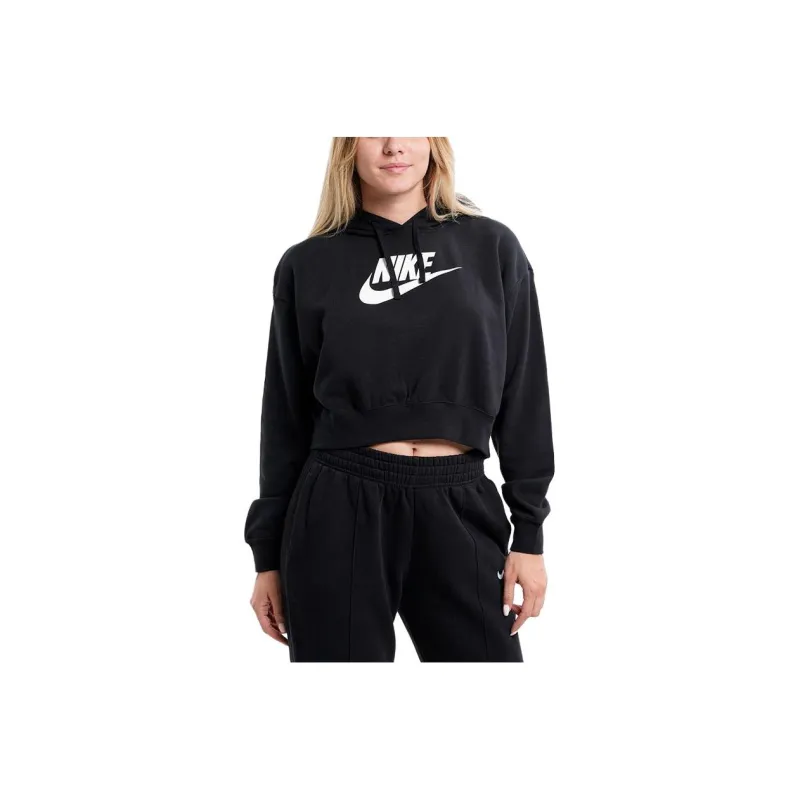 Nike Sportswear Club Fleece Women's Oversized Crop Graphic Hoodie-0