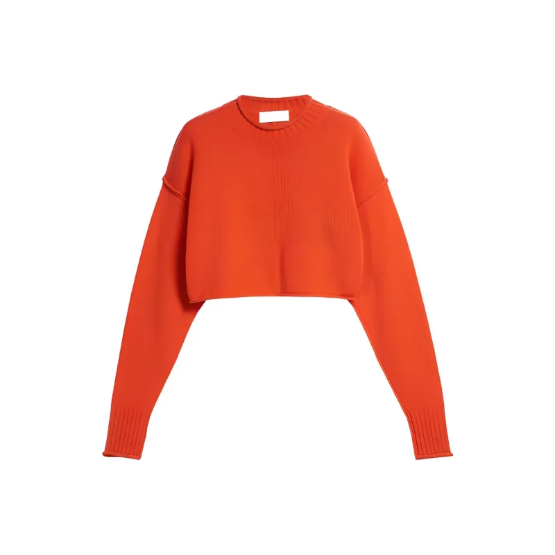 SportMax Cashmere Sweaters Women's Orange-0