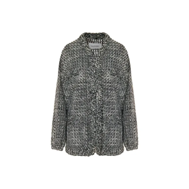 Valentino Jackets & Coats Women's Black White-0