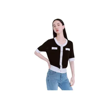 TKY SHOP Knitwear Women's Black White