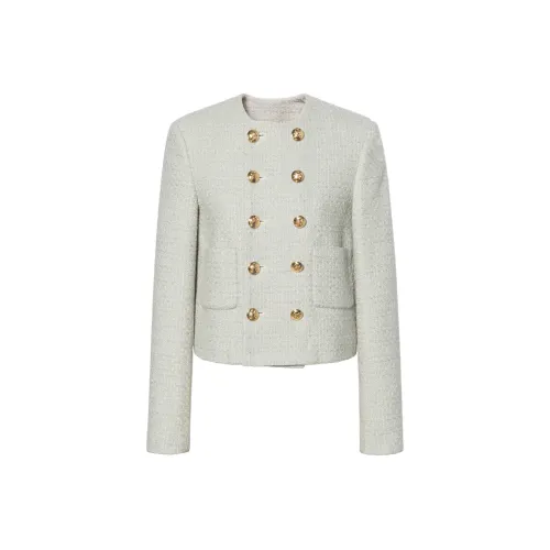 CELINE Jacket Women's Aqua Green