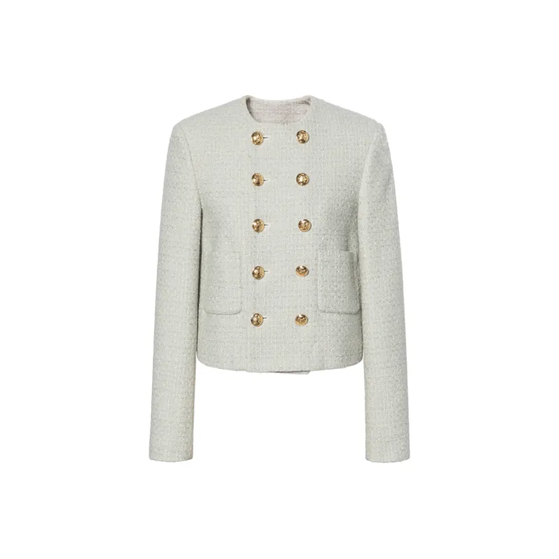 CELINE Jacket Women's Aqua Green-0