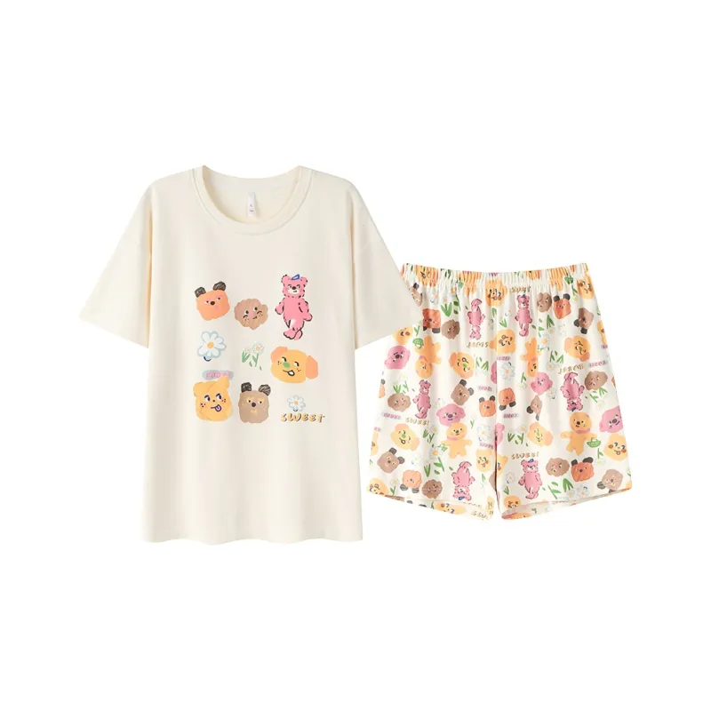 Cotton Gene Pajama Set Unisex Combo Set-55