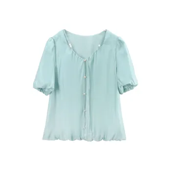 A Paradise For Awakening Shirt Women's Blue