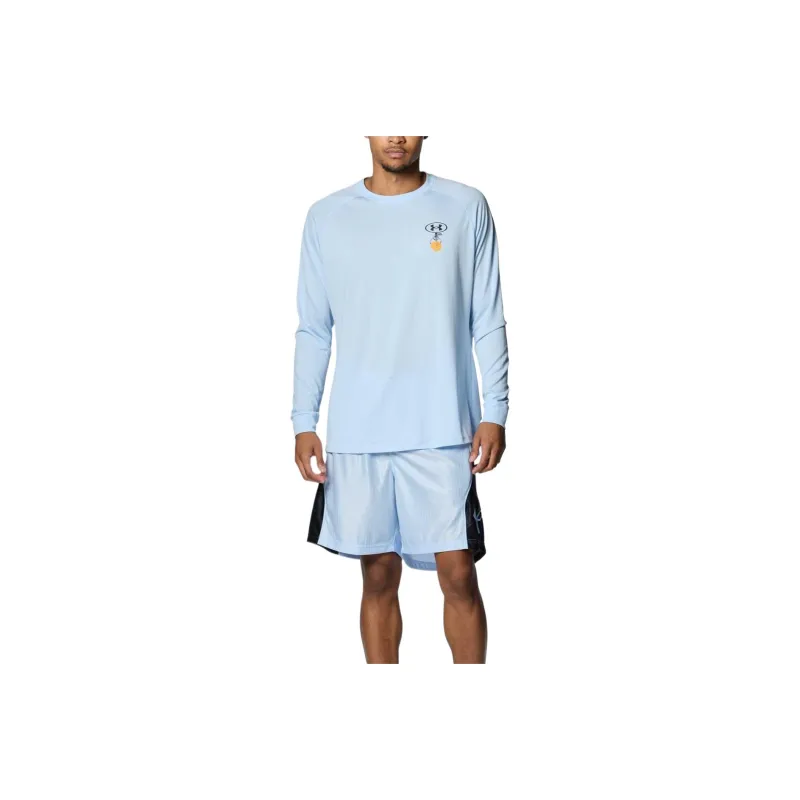Under Armour Baseline Money Basketball Shorts Men's Radiant Blue Black 464-0
