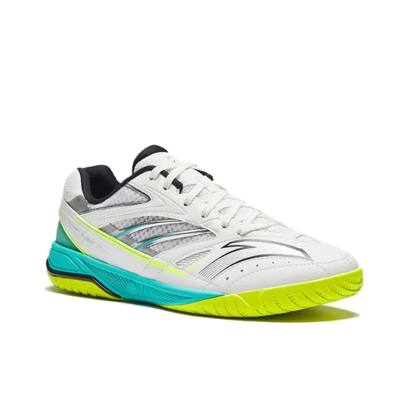 Anta Cushioning, Slip Resistant, And Abrasion Resistant Functionality Low Top Men's White Silver Green-3