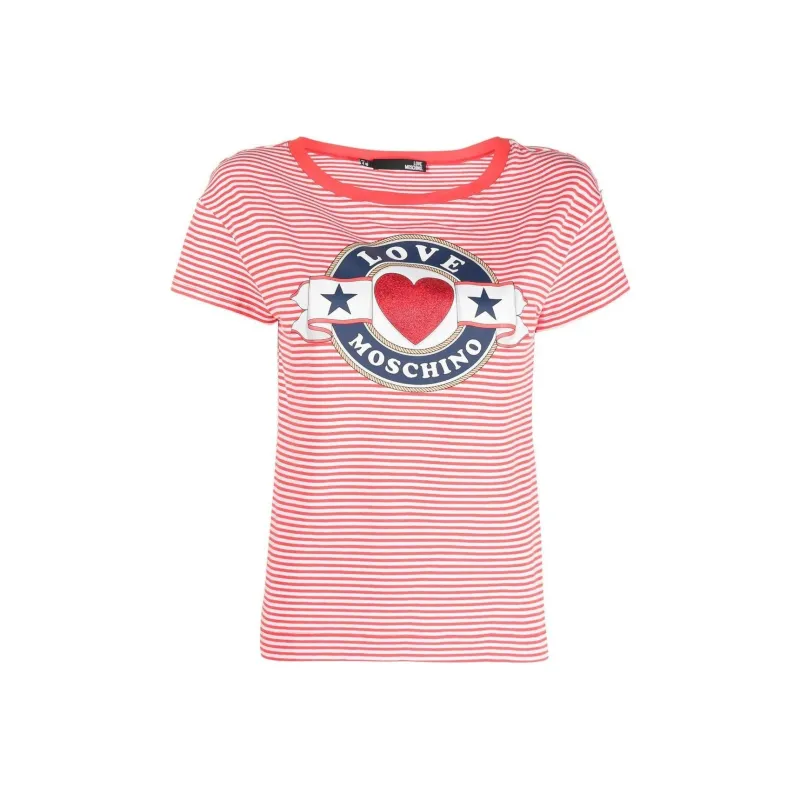 LOVE MOSCHINO T Shirts Women's Red-0