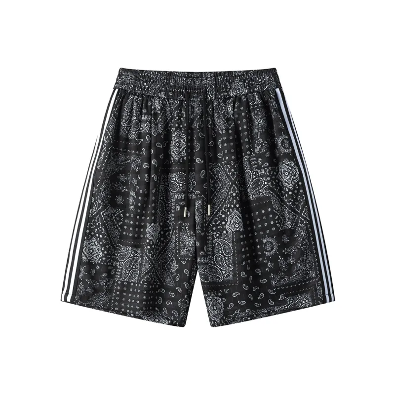 Qnxeey Casual Shorts Unisex Black-0