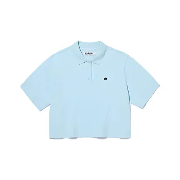 Kirsh SS24 Polo Shirt Women's Light Sky Color