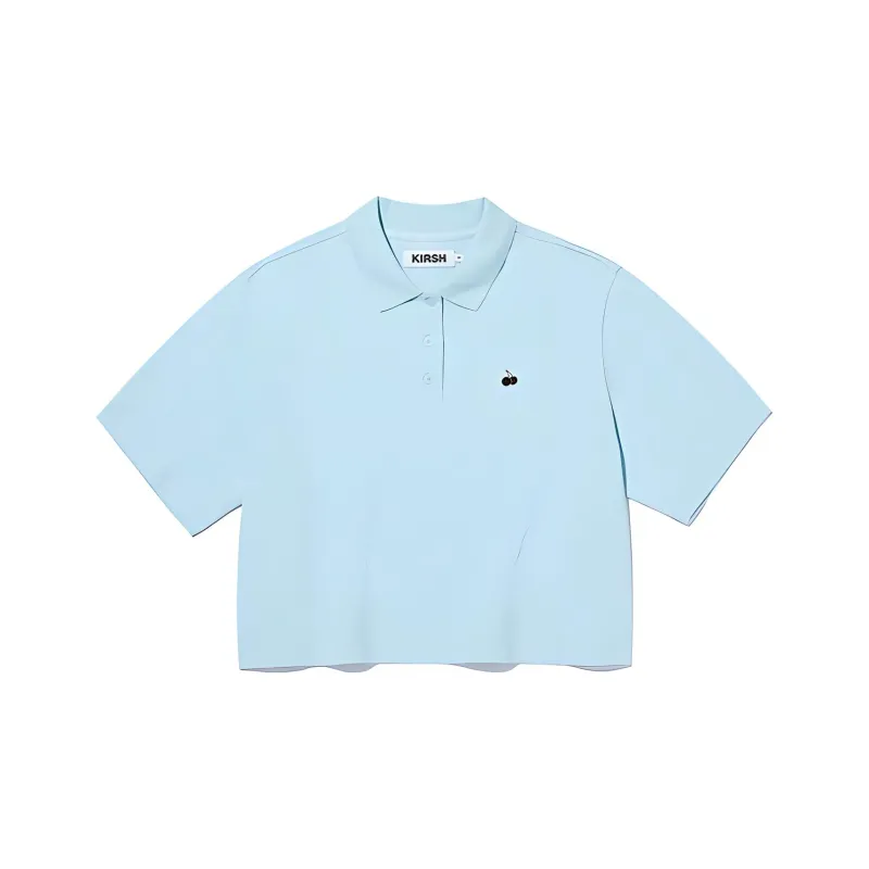 Kirsh SS24 Polo Shirt Women's Light Sky Color-0