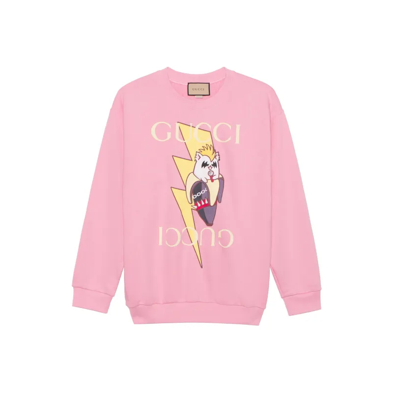 GUCCI X Bananya Printed Sweatshirt Pink-0