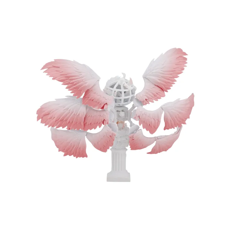 [Modified Doll] POP MART SKULLPANDA Photo Collection Six Winged Angel Hang Tag Box 18cm-13