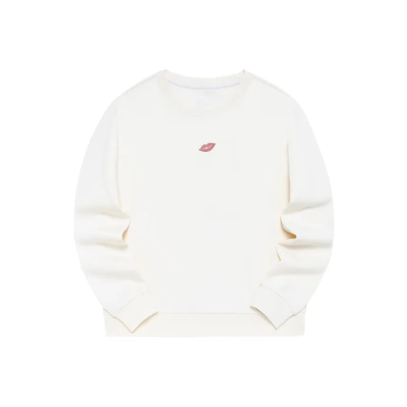 Erke Sweatshirts Women's Glacier White-0