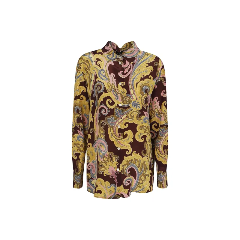 ETRO sd Graphic Prineted Button Up Shirt-0