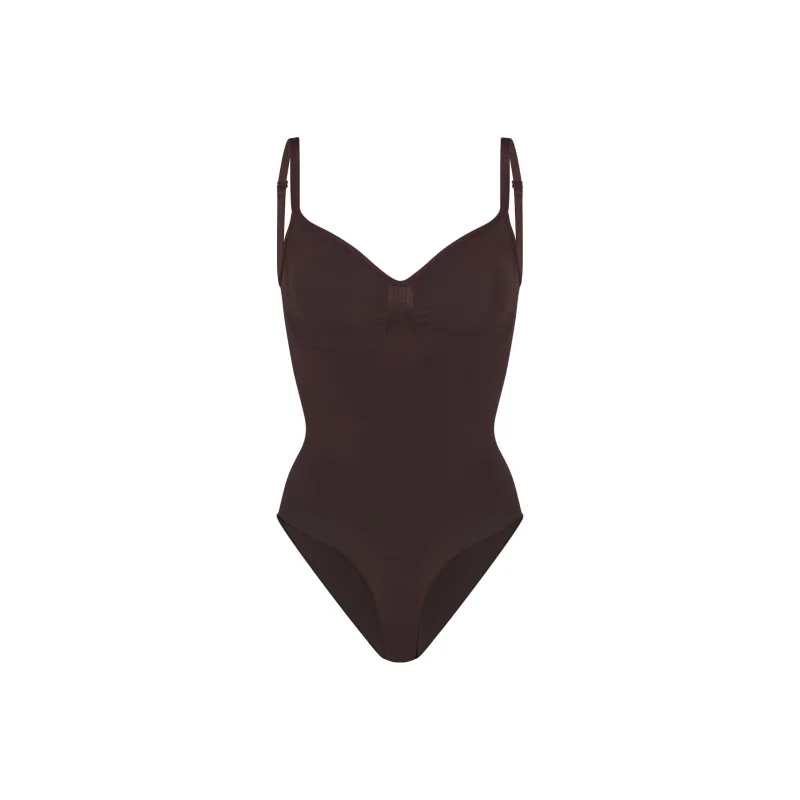 SKIMS FW23 SEAMLESS SCULPT BRIEF BODYSUIT Bodysuits Women's ESPRESSO/Coffee-0